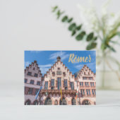 フランクフルターレーマードイツフランクフルトシティホール シーズンポストカード (スタンド正面)