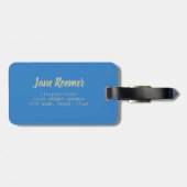 フランクフルターレーマードイツフランクフルトシティホール ラゲッジタグ (裏面横)