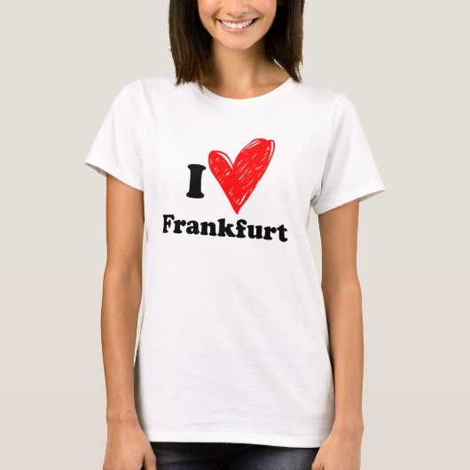 フランクフルトが大好き Tシャツ (正面)