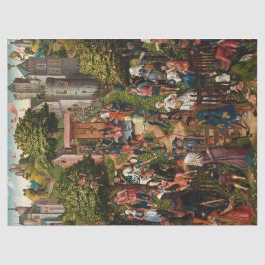 フランクフルトのマスターによる射手のフェスティバル 薄葉紙 (正面)