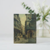 フランクフルトのユダヤ人の四半期， 1883 ポストカード (スタンド正面)