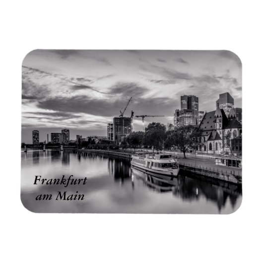 フランクフルトのリバーメイン マグネット (横)