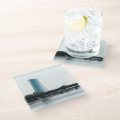 フランクフルトの景色 ガラスコースター (アングル)