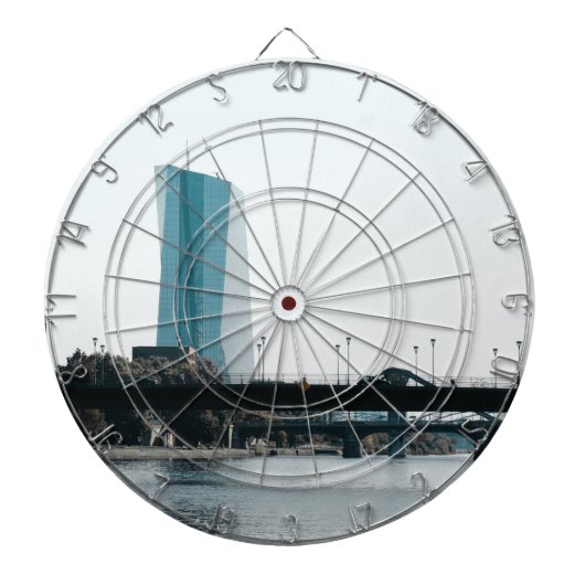 フランクフルトの景色 ダーツボード (正面)