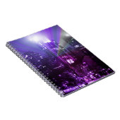 フランクフルトアムメインのシティライトパープル ノートブック (右側)