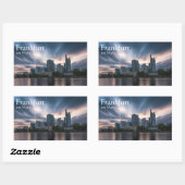 フランクフルトアムメインドイツ 長方形シール (シート)