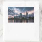 フランクフルトアムメインドイツ 長方形シール (バッグ)