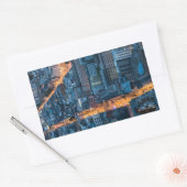 フランクフルトアムメインドイツ 長方形シール (封筒)