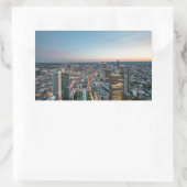 フランクフルトアムメインドイツ 長方形シール (バッグ)