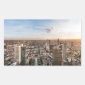 フランクフルトアムメインドイツ 長方形シール (正面)