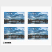 フランクフルトアムメインドイツ 長方形シール (シート)