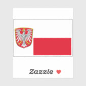 フランクフルトアムメイン国旗 シール (シート)