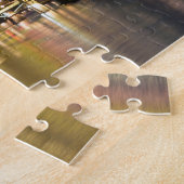 フランクフルトスカイラインドイツのギフトポスターホリディポスト ジグソーパズル (側面)