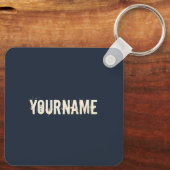 フランクフルトスカイラインドイツヴィンテージ土産ギフト キーホルダー (裏面)