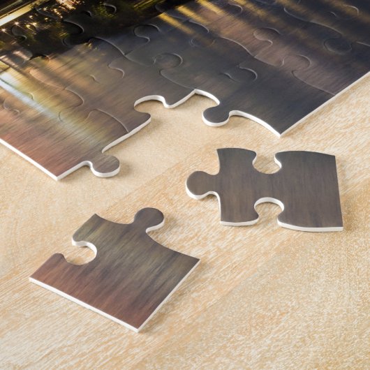 フランクフルトスカイラインドイツヴィンテージ土産ギフト ジグソーパズル (側面)