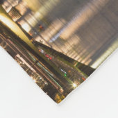 フランクフルトスカイラインドイツヴィンテージ土産ギフト フリースブランケット (角)