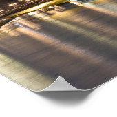 フランクフルトスカイラインドイツヴィンテージ土産ギフト ポスター (角)