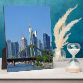 フランクフルトスカイライン フォトプラーク (側面)