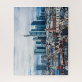 フランクフルトドイツシティビュー ジグソーパズル (縦)
