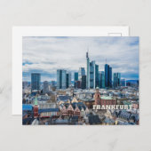 フランクフルトドイツシティビュー ポストカード (正面/裏面)