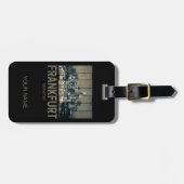 フランクフルトドイツスカイラインレトロヴィンテージ土産 ラゲッジタグ (正面横)