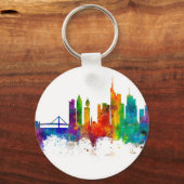 フランクフルトドイツスカイライン キーホルダー (正面)