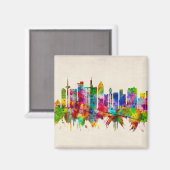 フランクフルトドイツスカイライン マグネット (正面/裏面)