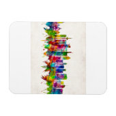 フランクフルトドイツスカイライン マグネット (横)