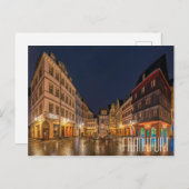 フランクフルトドイツ美しい町の広場 ポストカード (正面/裏面)