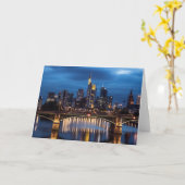 フランクフルトドイツ カード (黄色い花)