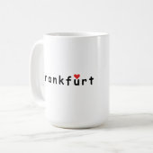 フランクフルトドイツ コーヒーマグカップ (正面左)