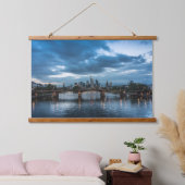 フランクフルトドイツ 吊り下げ型タペストリー (寝室)