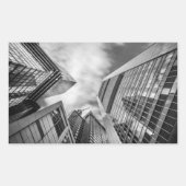 フランクフルトドイツ 長方形シール (正面)