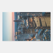 フランクフルトドイツ 長方形シール (正面)