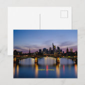 フランクフルトブリッジ(ドイツ) ポストカード (正面/裏面)