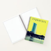 フランクフルト橋のビュー、黄色の超高層ビル ノートブック (内部)