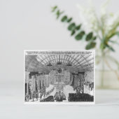 フランクフルト・アム・マインのローマーハールでの宴会 ポストカード (スタンド正面)