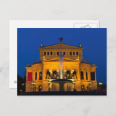 フランクフルト – オペラアットトワイライトポストカード ポストカード (正面/裏面)