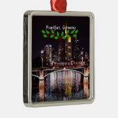 フランクフルト、ドイツ、クリスマス・ホリー、 メタルオーナメント (右)