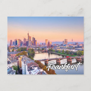 フランクフルト，ドイツ ポストカード