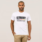 フランクフルト ドイツ Tシャツ (正面フル)