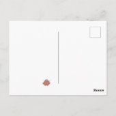 フランクフルト&ピンクスカイの景色 ポストカード (裏面)