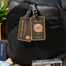 フランクフルトFFMドイツレトロヴィンテージトラベル ラゲッジタグ