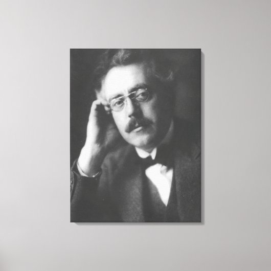 フランクブリッジポートレート(1879-1941) （b/w写真） キャンバスプリント (正面)