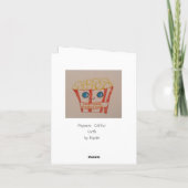 フランクポップコーン🍿大きな鼻でキラキラ サンキューカード (裏面)