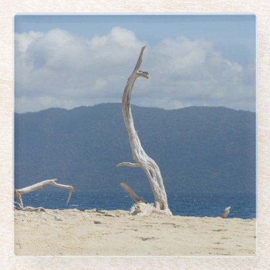 フランクランド諸島 – オーストラリアのガラスコースター ガラスコースター (正面)