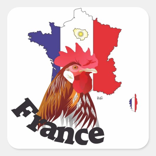 フランクリッチフランスフランシアオーフクレバー スクエアシール (正面)