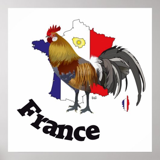 フランクリヒ，フランス，フランシアのポスター ポスター (正面)