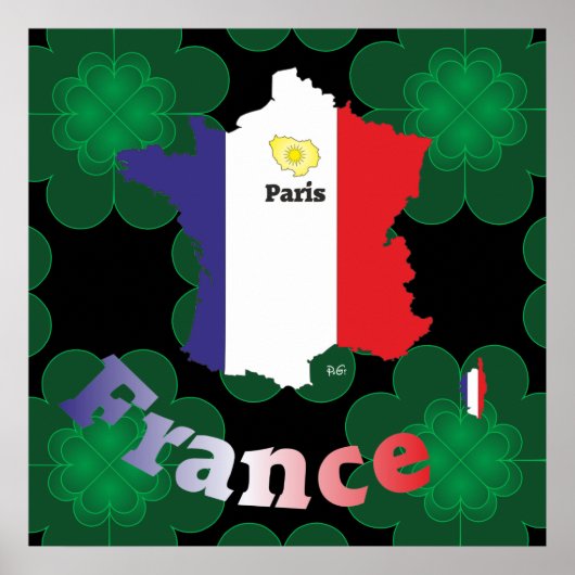 フランクリヒ，フランス，フランシアのポスター ポスター (正面)