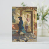 フランクリンのフィラデルフィアへの到着 エンクロージャーカード (スタンド正面)